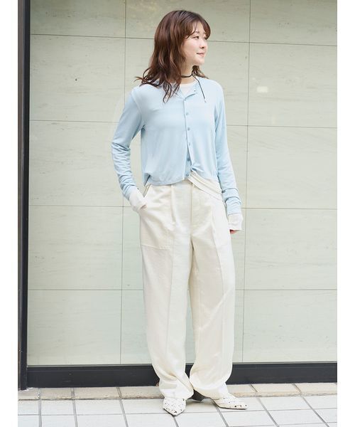 MIESROHE COODINATE PACK 】カーディガン×ロングスリーブTシャツ