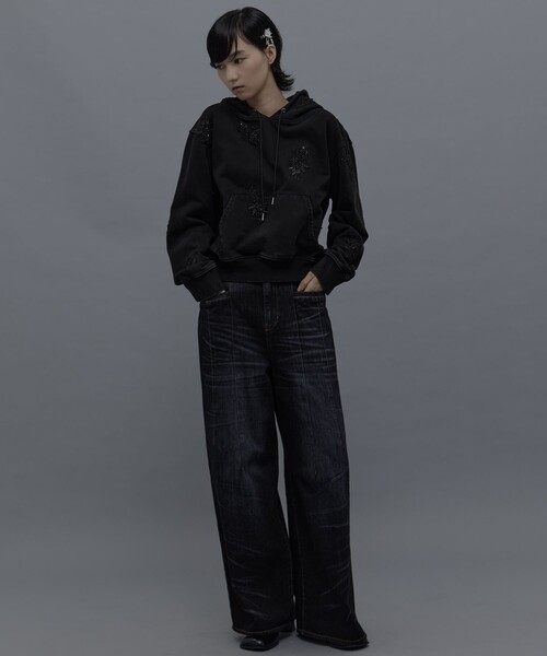 tanakadaisuke（タナカダイスケ）の「【tanakadaisuke/タナカダイスケ】crystal hair clip left/クリスタルヘアクリップ/左側用（バレッタ/ヘアクリップ・レディース・シルバー・FREE）」の7枚目の写真