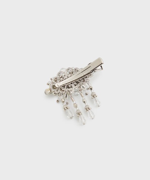 tanakadaisuke（タナカダイスケ）の「【tanakadaisuke/タナカダイスケ】crystal hair clip left/クリスタルヘアクリップ/左側用（バレッタ/ヘアクリップ・レディース・シルバー・FREE）」の10枚目の写真