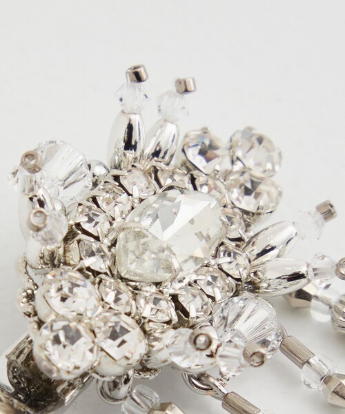tanakadaisuke（タナカダイスケ）の「【tanakadaisuke/タナカダイスケ】crystal hair clip left/クリスタルヘアクリップ/左側用（バレッタ/ヘアクリップ・レディース・シルバー・FREE）」の11枚目の写真