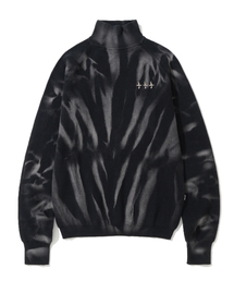 NOT4NERD(�m�b�g�t�H�[�i�[�h)��Tie Dye Turtle Neck Sweater - Black(�j�b�g/�Z�[�^�[)