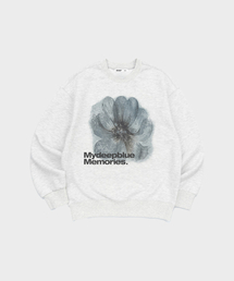 13:13 FLOWER SWEAT SHIRTS(LIGHT GREY)