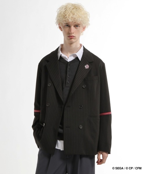 HARE（ハレ）の「プロジェクトセカイ×HARE　2WAYジップキリカエジャケット（テーラードジャケット・レディース・オレンジ系その他/ピンク系その他/グリーン系その他/ブルー系その他・SMALL/MEDIUM）」の9枚目の写真