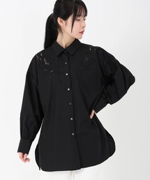 STRAWBERRY-FIELDS | エイミーブロード_エンブロイダリーシャツ(シャツ/ブラウス)