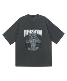 INTERSECTION（インターセッション）の「ヘイロータトゥーグラフィックTシャツ[グレー]（Tシャツ/カットソー）」