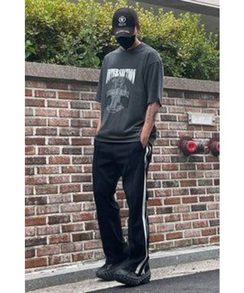INTERSECTION（インターセッション）の「ヘイロータトゥーグラフィックTシャツ[グレー]（Tシャツ/カットソー・メンズ・その他・0）」の3枚目の写真