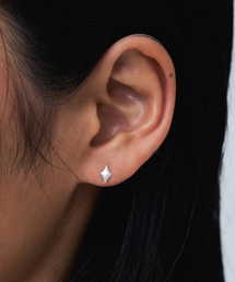 RS002 Silver925 Mini Starry Earrings