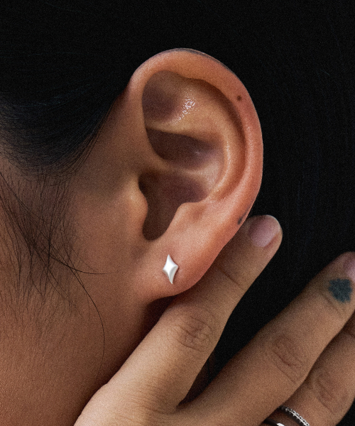 SCALETTO(スカーレット)の「RS002 Silver925 Mini Starry Earrings(ピアス(両耳用)・レディース・シルバー・FREE)」の2枚目の写真