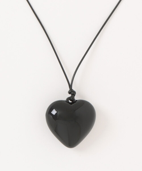 Revo.（レボ）の「ラブペンダント ハート チョーカー ネックレス（ネックレス・レディース・レッド/ブラウン/ブラック・FREE）」の2枚目の写真