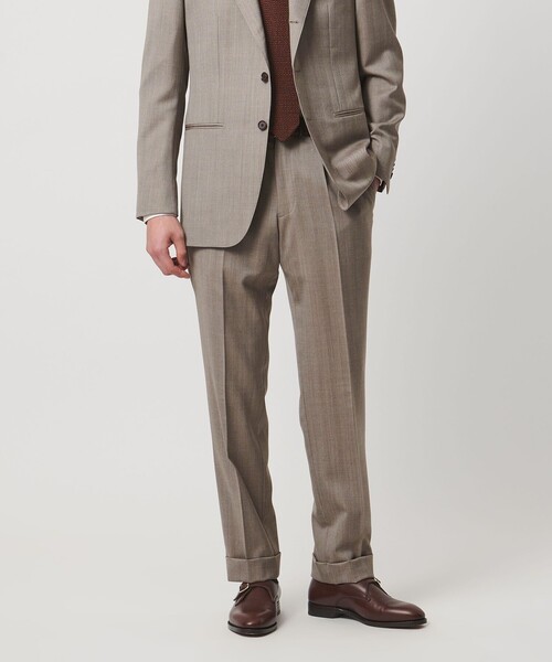 UNITED ARROWS（ユナイテッドアローズ）の「Vitale Barberis Canonico ヘリンボーン シングル 3ボタン スーツ MC-MODEL 撥水（セットアップ・メンズ・ブラウン系・46/48）」の5枚目の写真