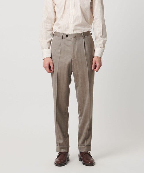 UNITED ARROWS（ユナイテッドアローズ）の「Vitale Barberis Canonico ヘリンボーン シングル 3ボタン スーツ MC-MODEL 撥水（セットアップ・メンズ・ブラウン系・46/48）」の9枚目の写真