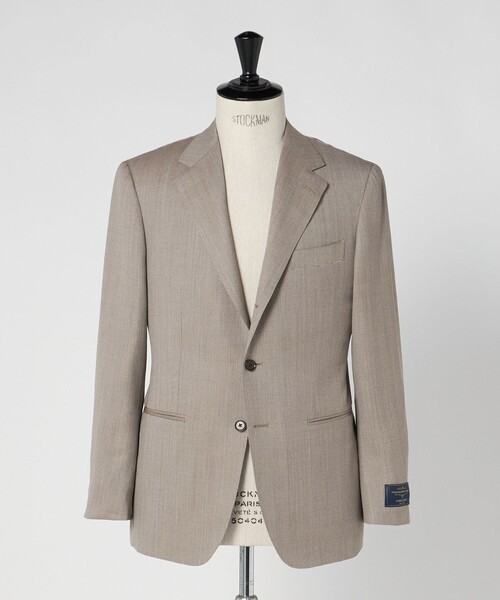 UNITED ARROWS（ユナイテッドアローズ）の「Vitale Barberis Canonico ヘリンボーン シングル 3ボタン スーツ MC-MODEL 撥水（セットアップ・メンズ・ブラウン系・46/48）」の13枚目の写真