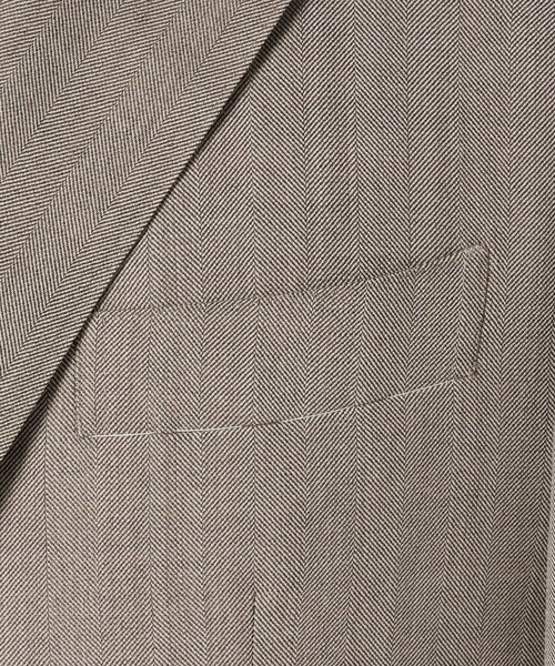 UNITED ARROWS（ユナイテッドアローズ）の「Vitale Barberis Canonico ヘリンボーン シングル 3ボタン スーツ MC-MODEL 撥水（セットアップ・メンズ・ブラウン系・46/48）」の15枚目の写真