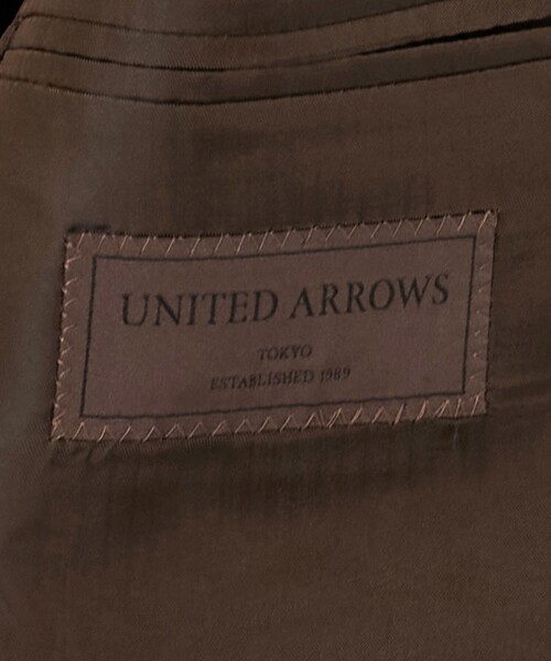 UNITED ARROWS（ユナイテッドアローズ）の「Vitale Barberis Canonico ヘリンボーン シングル 3ボタン スーツ MC-MODEL 撥水（セットアップ・メンズ・ブラウン系・46/48）」の21枚目の写真