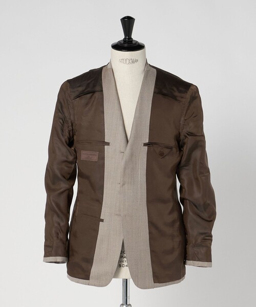 UNITED ARROWS（ユナイテッドアローズ）の「Vitale Barberis Canonico ヘリンボーン シングル 3ボタン スーツ MC-MODEL 撥水（セットアップ・メンズ・ブラウン系・46/48）」の22枚目の写真