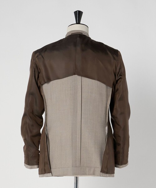 UNITED ARROWS（ユナイテッドアローズ）の「Vitale Barberis Canonico ヘリンボーン シングル 3ボタン スーツ MC-MODEL 撥水（セットアップ・メンズ・ブラウン系・46/48）」の7枚目の写真