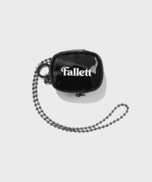 Fallett（ファレット）の「ボールチェーンスクエアコインバッグブラック（札入れ/マネークリップ）」
