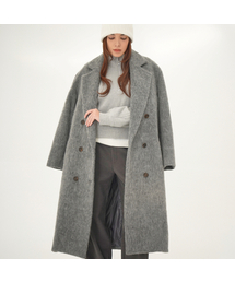 ACUD | Alpaca Fur Long Coat _Grey(チェスターコート)