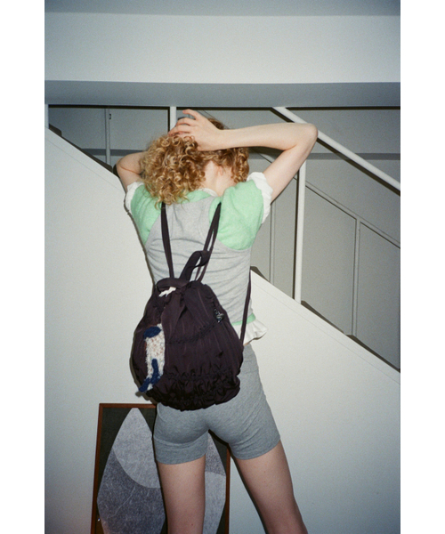 COURONNEの「Ever shirring Backpack 36_ROBBX25643BKX（バックパック/リュック・レディース・ブラック・FREE）」の2枚目の写真