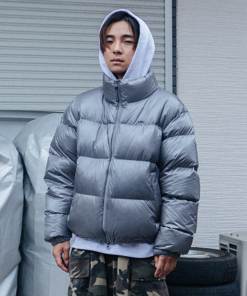 LMCの「OG GLOSSY PUFFER DUCK DOWN PARKA gray(ダウンジャケット/コート・レディース・その他・M/L)」の1枚目の写真