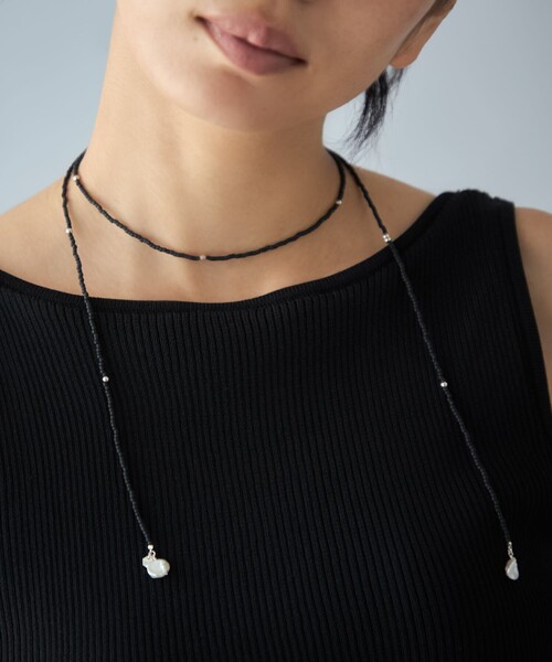 Jouete（ジュエッテ）の「[ラリエット] パール×ビーズ（ネックレス・レディース・シルバー・FREE）」の9枚目の写真