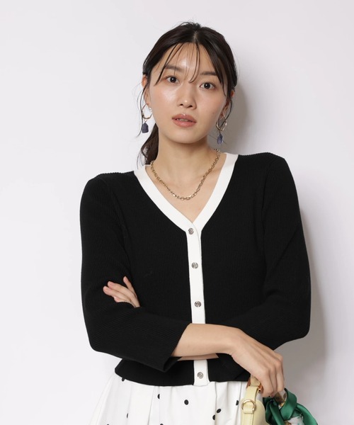 ドットスカートドッキングワンピース（ワンピース）｜JUSGLITTY