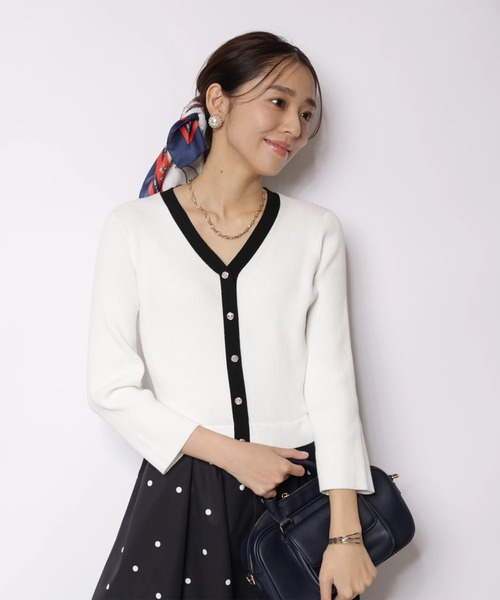 JUSGLITTY（ジャスグリッティー）の「ドットスカートドッキングワンピース（ワンピース・レディース・ブラック/ブルー系その他2/ホワイト・2/1）」の18枚目の写真