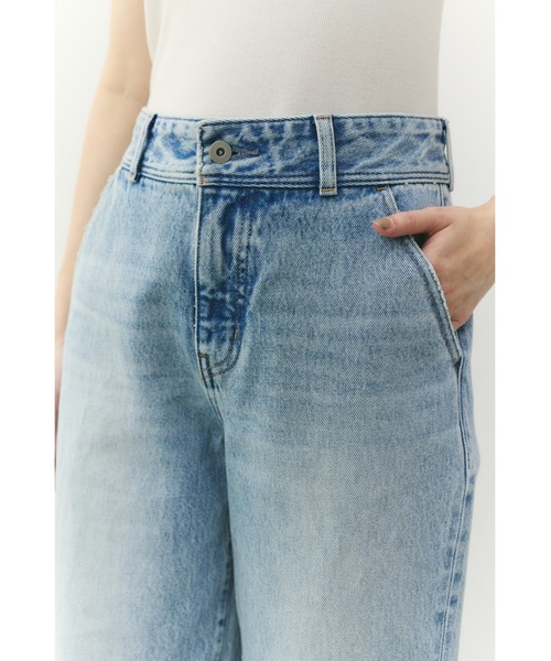 STYLEMIXER（スタイルミキサー）の「カーブラインデニム（デニムパンツ・レディース・ライトブルー/ブルー・SMALL/MEDIUM/LARGE）」の10枚目の写真