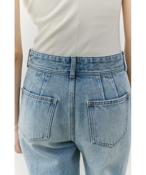 STYLEMIXER（スタイルミキサー）の「カーブラインデニム（デニムパンツ・レディース・ライトブルー/ブルー・SMALL/MEDIUM/LARGE）」の12枚目の写真