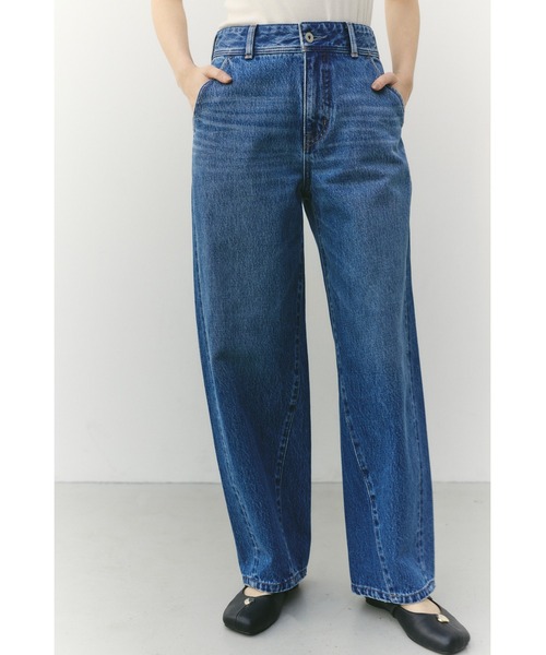 STYLEMIXER（スタイルミキサー）の「カーブラインデニム（デニムパンツ・レディース・ライトブルー/ブルー・SMALL/MEDIUM/LARGE）」の17枚目の写真