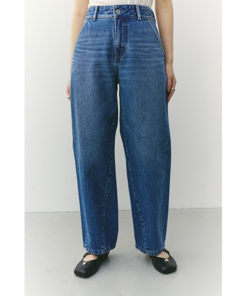 STYLEMIXER（スタイルミキサー）の「カーブラインデニム（デニムパンツ・レディース・ライトブルー/ブルー・SMALL/MEDIUM/LARGE）」の18枚目の写真