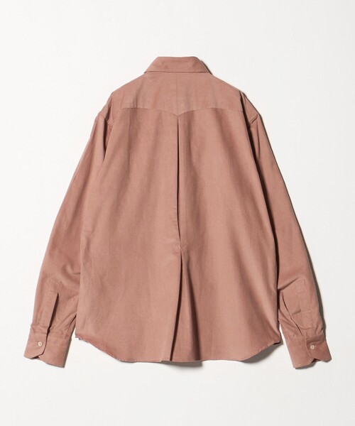 ERRICO FORMICOLA(エッリコフォルミコラ)の「<ERRICO FORMICOLA>GIANNI/コーデュロイシャツ(シャツ/ブラウス・メンズ・ライトピンク/ブラウン系/オフホワイト・M/S/L)」の4枚目の写真