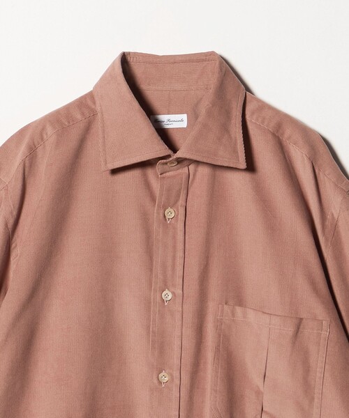ERRICO FORMICOLA(エッリコフォルミコラ)の「<ERRICO FORMICOLA>GIANNI/コーデュロイシャツ(シャツ/ブラウス・メンズ・ライトピンク/ブラウン系/オフホワイト・M/S/L)」の5枚目の写真