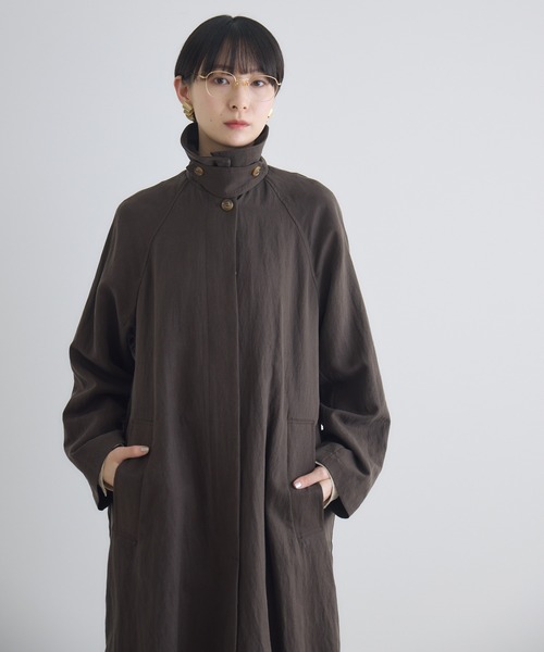 Paradise Picnic(パラダイスピクニック)の「cloche メンズライクロングコート(その他アウター・レディース・ブラウン/ベージュ・FREE)」の21枚目の写真