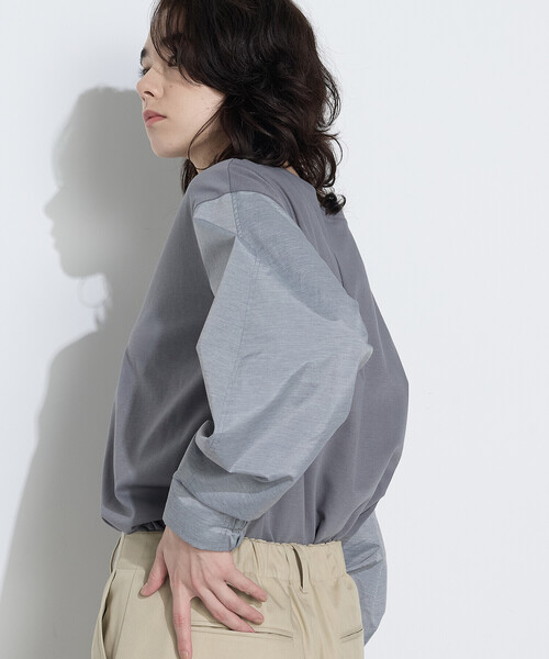COMME CA(コムサ)の「TCポンチ 異素材プルオーバー(Tシャツ/カットソー・レディース・グレー/ホワイト/サックスブルー・9号/11号)」の20枚目の写真