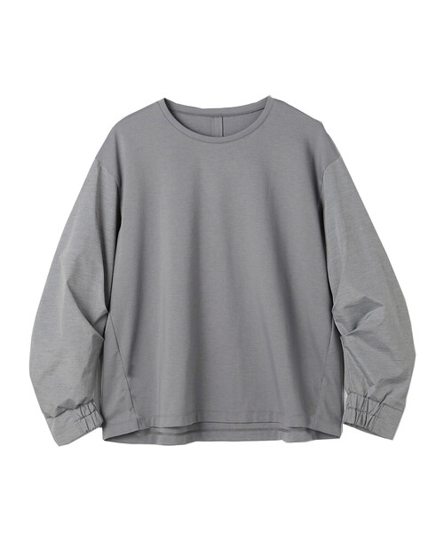 COMME CA(コムサ)の「TCポンチ 異素材プルオーバー(Tシャツ/カットソー・レディース・グレー/ホワイト/サックスブルー・9号/11号)」の10枚目の写真