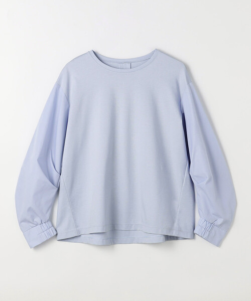 COMME CA(コムサ)の「TCポンチ 異素材プルオーバー(Tシャツ/カットソー・レディース・グレー/ホワイト/サックスブルー・9号/11号)」の11枚目の写真