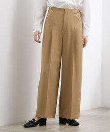 grove | シンプルを品よく格上げ サイドビットワイドパンツ(その他パンツ)