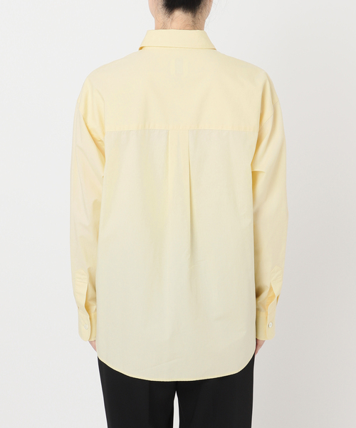 Spick & Span（スピックアンドスパン）の「《新色有り / 追加》50コットンコンパクトシャツ（シャツ/ブラウス・レディース・その他10/ホワイト/イエロー/サックスブルー・FREE）」の18枚目の写真