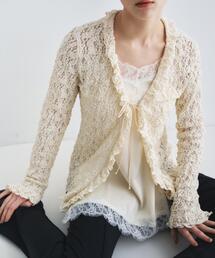 CODE A（コードエー）の「【Re】fluffy lace blouse（シャツ/ブラウス）」