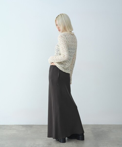 CODE A(コードエー)の「【Re】fluffy lace blouse(シャツ/ブラウス・レディース・ホワイト/オフホワイト/ブラック・00)」の10枚目の写真