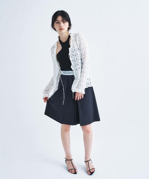 CODE A(コードエー)の「【Re】fluffy lace blouse(シャツ/ブラウス・レディース・ホワイト/オフホワイト/ブラック・00)」の18枚目の写真