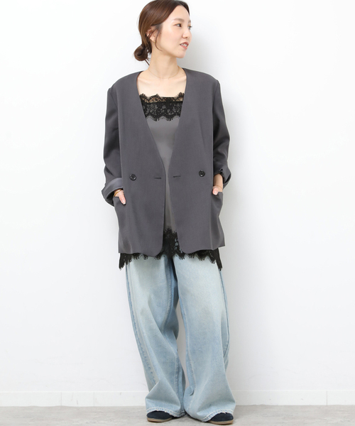 追加》サテンレースキャミソール（キャミソール）｜JOURNAL STANDARD