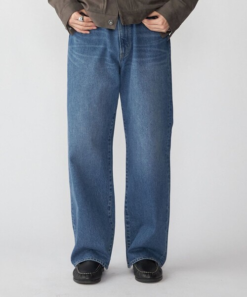 City Ambient Products（シティアンビエントプロダクツ）の「City Ambient Products: ワイド ストレート デニム（デニムパンツ・メンズ・ブルー/ブラック/ネイビー・SMALL/MEDIUM/LARGE）」の3枚目の写真