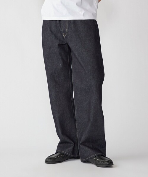 City Ambient Products（シティアンビエントプロダクツ）の「City Ambient Products: ワイド ストレート デニム（デニムパンツ・メンズ・ブルー/ブラック/ネイビー・SMALL/MEDIUM/LARGE）」の5枚目の写真