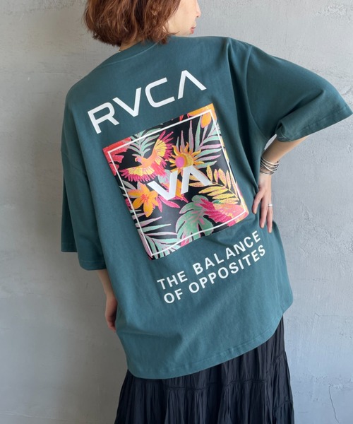 RVCA（ルーカ）の「【WEB限定】[RVCA/ルーカ] PARADAISE BOX バックプリント ショートスリーブＴシャツ（Tシャツ/カットソー・レディース・ブラック/ホワイト/グリーン・XL/L/M）」の22枚目の写真
