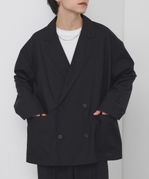 MONO-MART | ライトTR ダブルブレスト テーラードジャケット / UVカット&アンチピリング&イージーケア【セットアップ対応】(テーラードジャケット)