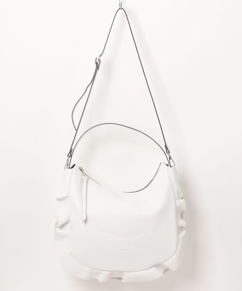 RIPANI(リパーニ)の「【RIPANI】サイドフリルホーボーバッグラージ(Q66301)(トートバッグ・レディース・ホワイト・ALL)」の8枚目の写真