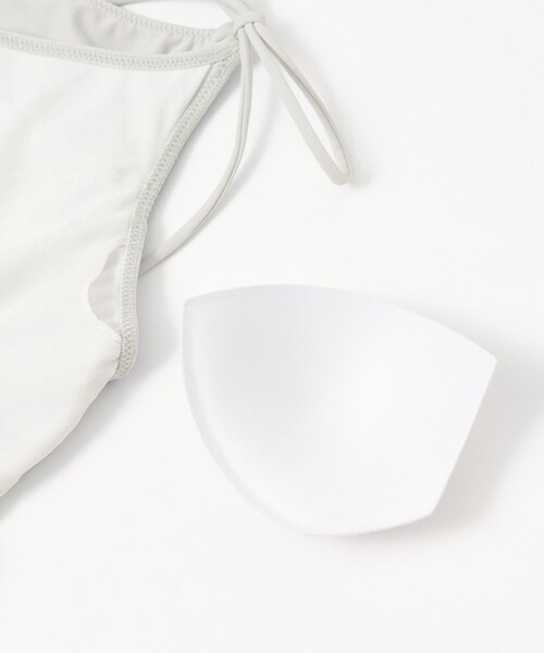 green label relaxing（グリーンレーベルリラクシング）の「ハイネックWリボンフレア&ショーツ スイムウェア / 水着（水着・レディース・ブラック/ライトグレー・FREE）」の16枚目の写真