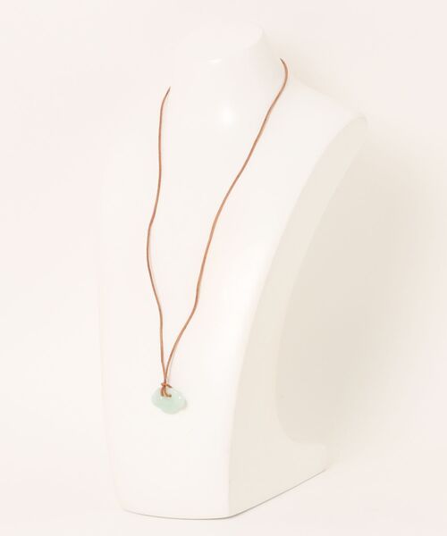 チャイハネ（チャイハネ）の「【チャイハネ】翡翠雲MEN'Sネックレス（ネックレス・メンズ・ホワイト系その他・FREE）」の3枚目の写真